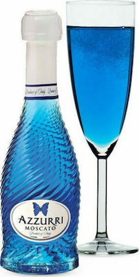 Santero Κρασί Azzurri Moscato Μοσχάτο Μπλε Γλυκό Ημιαφρώδες 200ml